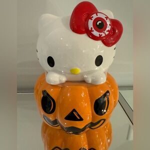 Hello kitty Halloween cookie jar